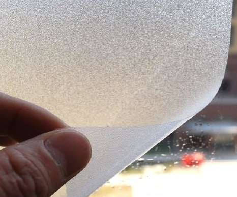 金湖玻璃门外面粘广告用什么材料好？