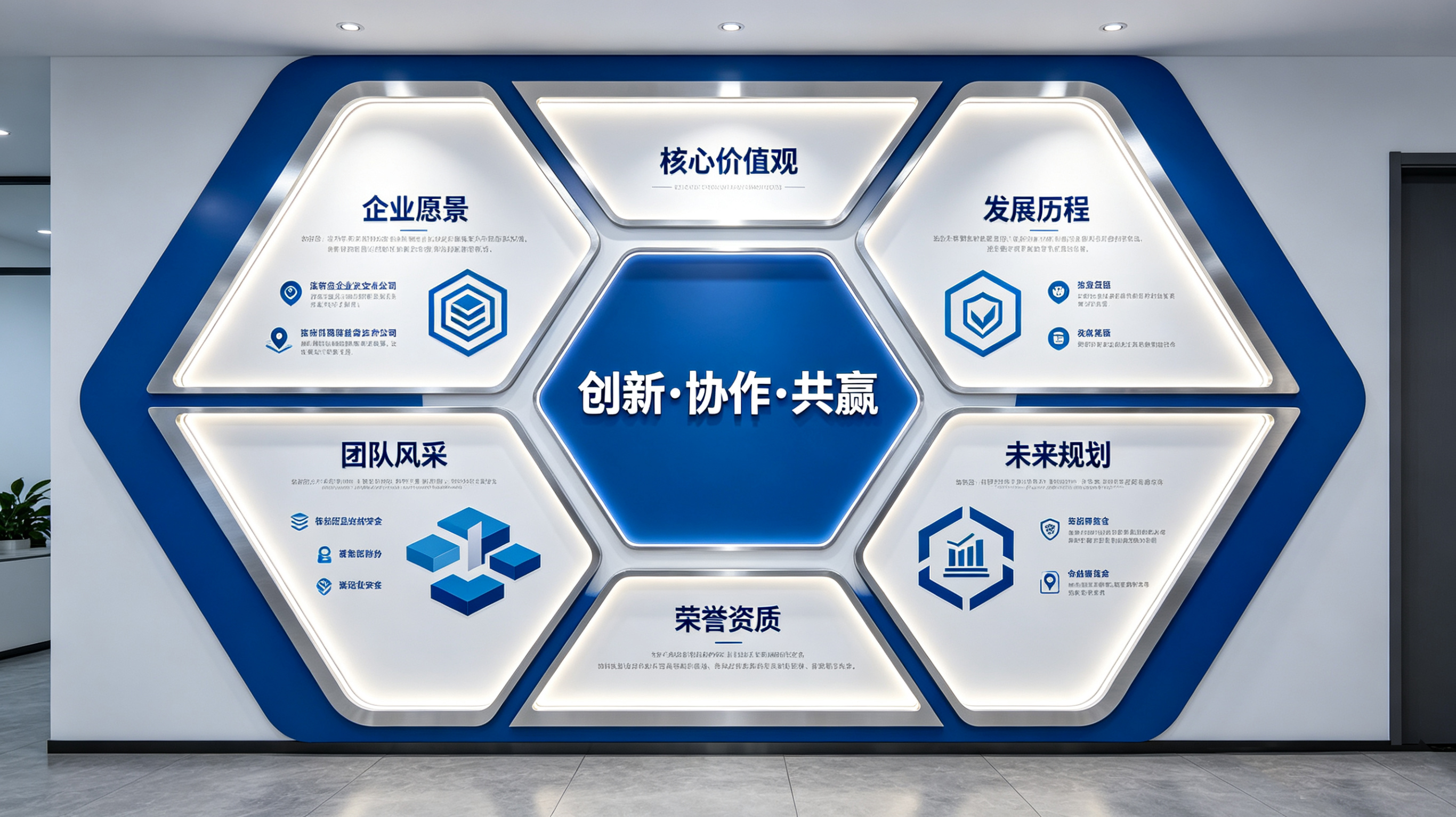金湖企业文化墙六边形避坑指南（新手常犯5个错误）